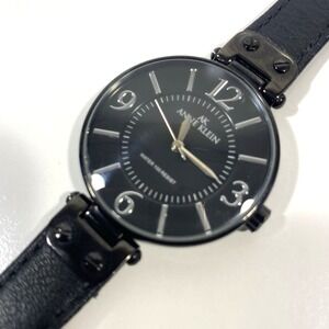 Anne Klein Fashion Watch Black Minimalist New Battery